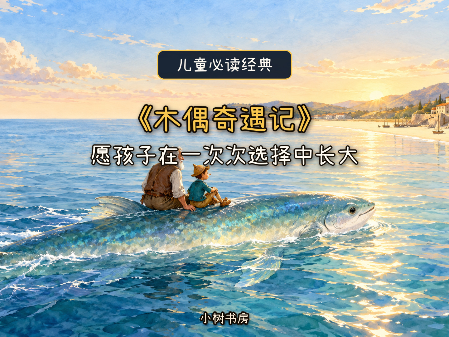 一个木头人想变成孩子,需要做到什么?|读《木偶奇遇记》视频封面